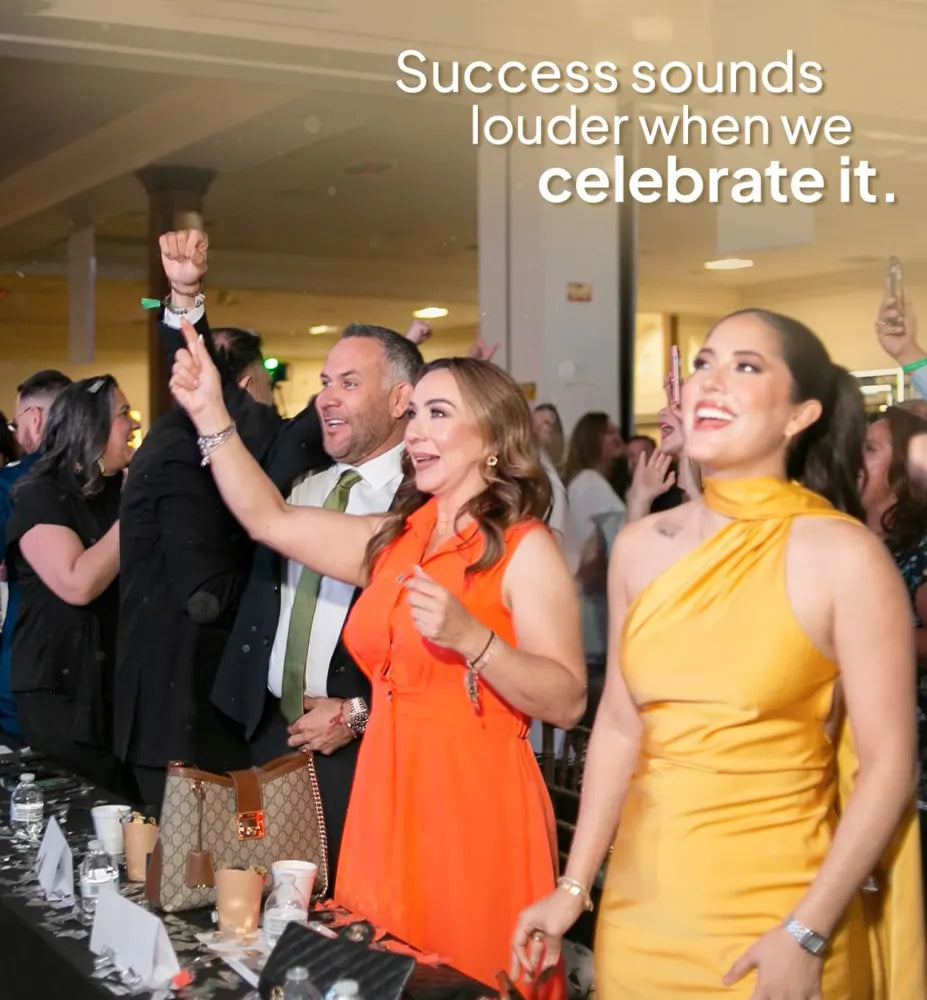 Affiliates celebrating at a Vital Health event