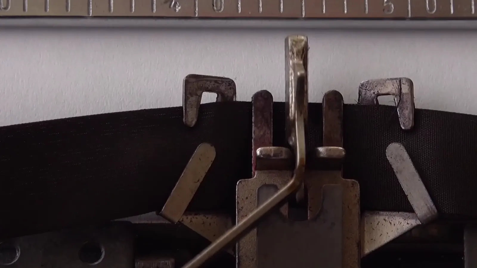A vintage typewriter